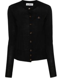 Vivienne Westwood - Cárdigan con bordado Orb - Lyst