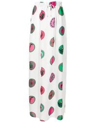 Amir Slama - Graphic-Print Maxi Skirt - Lyst