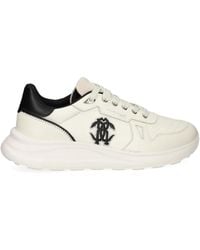 Roberto Cavalli - Mirror Snake-Appliqué Sneakers - Lyst