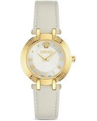 Versace - Reloj De 34 Mm Con Bisel Greca - Lyst
