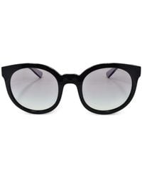 ARMANI EXCHANGE - Round-Frame Sunglasses - Lyst