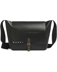 Marni - Borsa Messenger Con Fibbia E Logo - Lyst