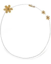 Marni - Crystal-Embellished Floral Necklace - Lyst