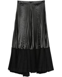 Junya Watanabe - Pleated Panelled Skirt - Lyst