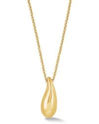 Dower & Hall - Lucky Teardrop Necklace - Lyst