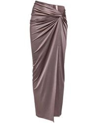 Oude Waag - Gathered Detail Dress - Lyst