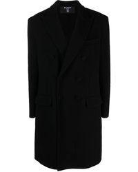 Balmain - Double-Breast Wool-Blend Coat - Lyst