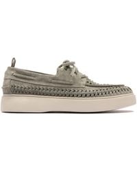Officine Creative - Woven Leather Loafers - Lyst