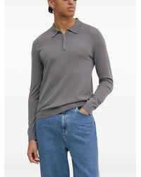HUGO - Long-Sleeve Polo-Neck Sweater - Lyst