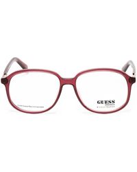 Guess - Oval-Frame Glasses - Lyst