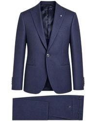 Luigi Bianchi - Textured Single-Breasted Suit - Lyst