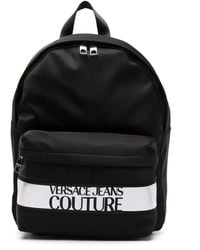 Versace Jeans Couture - Logo-Print Zip-Up Backpack - Lyst