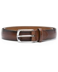 Canali - Smooth-grain Leather Belt - Lyst