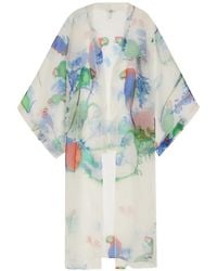 Amir Slama - Floral-Print Cover-Up - Lyst