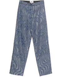 Botsi - Illusion-Print Trousers - Lyst