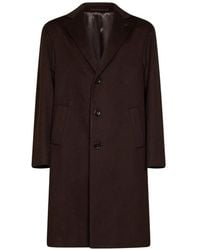 Lardini - Abrigo De Lana Con Botones - Lyst