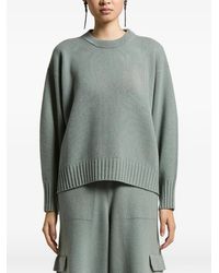 Peserico - Pocket-Detail Ribbed-Trim Sweater - Lyst