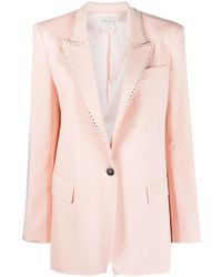 Forte Forte - Rhinestone-Embellished Single-Breasted Blazer - Lyst