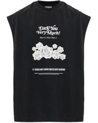 Vetements - Graphic-Print Sleeveless T-Shirt - Lyst