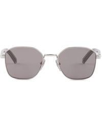Prada - Hexagonal-Frame Sunglasses - Lyst