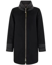 Moorer - Padded Zip-Up Coat - Lyst