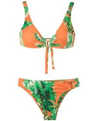Amir Slama - Floral Print Bikini Set - Lyst