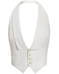 Ralph Lauren - Chaleco Con Botones En El Cuello - Lyst