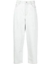 KENZO - Jean Droit À Logo Brodé - Lyst