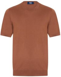 Fedeli - Short-Sleeve Wool T-Shirt - Lyst