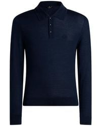Etro - Polo-Style Wool And Silk Sweater - Lyst