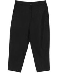 Psophia - Elasticated-Waistband Cropped Trousers - Lyst