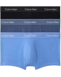 Calvin Klein - Pack de tres bóxeres con logo en la cinturilla - Lyst