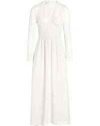 Giambattista Valli - クレープ Vネックドレス - Lyst