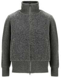 Herno - Resort Ribbed-Knit Cardigan - Lyst