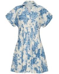 Cara Cara - Nash Floral-Print Mini Dress - Lyst