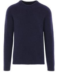 Roberto Collina - Round-Neck Long-Sleeve Sweater - Lyst