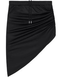 Courreges - Jupe Asymétrique À Lien De Resserrage - Lyst