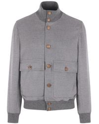 Brunello Cucinelli - Button-Up Jack - Lyst