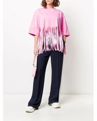 MSGM - Side Stripe Track Pants - Lyst