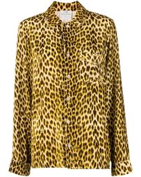 Forte Forte - Leopard-print Velvet Shirt - Lyst