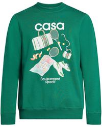 Casablanca - Equipement Sportif Organic Cotton Sweatshirt - Lyst