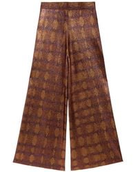 Momoní - Printed Lurex Anselmo Trousers - Lyst