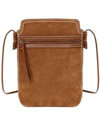 Dries Van Noten - Suede Phone Pouch - Lyst