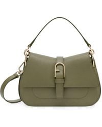 Furla - Mini Flow Arch-Buckle Leather Tote Bag - Lyst