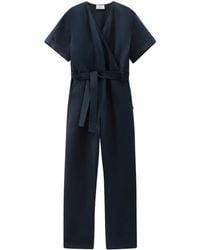 Woolrich - Belted Straight-Leg Jumpsuit - Lyst