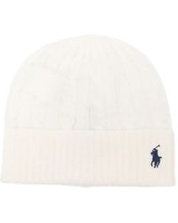 Polo Ralph Lauren - Cable-Knit Beanie Hat - Lyst