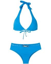 Amir Slama - Metallic Embellishment Bikini Set - Lyst
