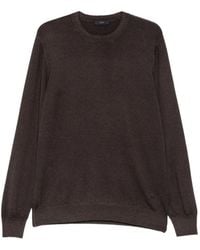 Fay - Embroidered-Logo Crew-Neck Sweater - Lyst