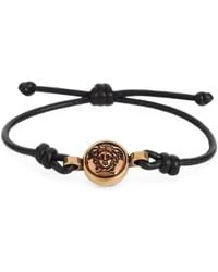 Versace - Medusa Leren Armband - Lyst