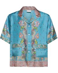 Pierre Louis Mascia - Paisley-Print Short-Sleeve Shirt - Lyst